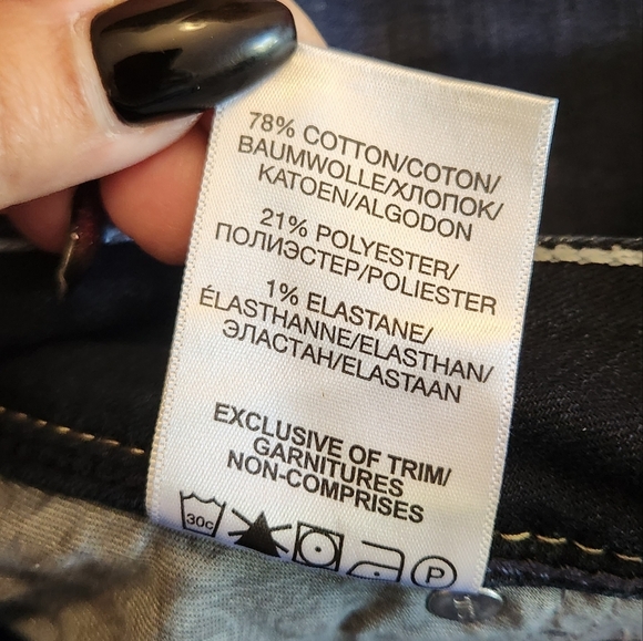 Silver Jeans Suki Mid Slim Jean Dark Wash Short Petite Stretchy Basic Denim - Picture 8 of 12